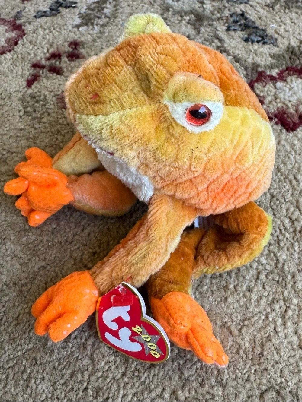 Ty Beanie Baby Prince the Frog plush